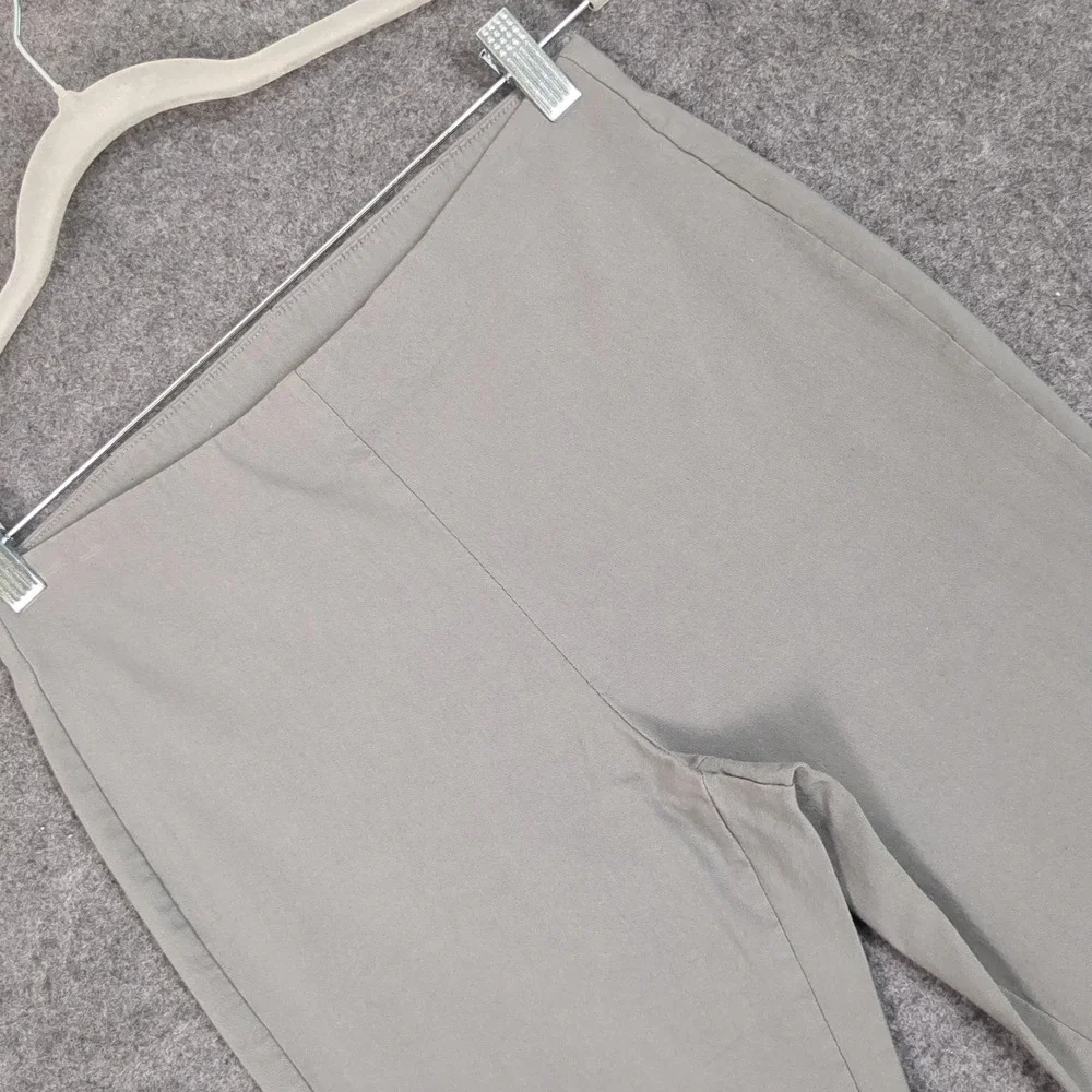 Michael Kors Womens Sage Green Pull On High Rise Skinny Stretch Career Pants M